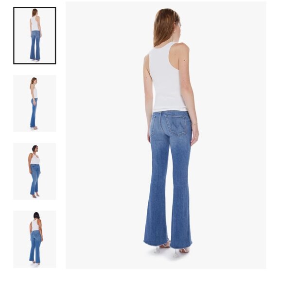 MOTHER Weekender Fray Jeans Size 27 in Groovy Kind of Love - Picture 9 of 9